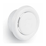 Ceiling Valve - White Plastic Extract Grille