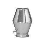 Stainless Steel Jet Cowl Ventilation Outlet - 100mm