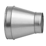 150mm - 100mm Stainless Steel Ducting Reducer