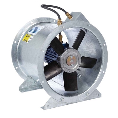 Revolution SLCX ATEX Long Cased Axial Flow Fan SLCX630/4-3 Three Phase 1