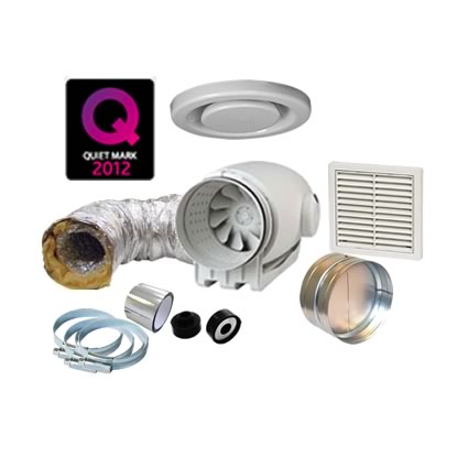 Extractor Fan Kits Mv Silent 250 Bathroom Extractor Fan Kit