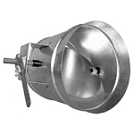 Stainless Steel Single Blade Regulating Damper -150mm