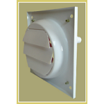PVO 200 (2-POLE) Plate Axial fan - With Shutters