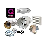 MV-Silent 350 Bathroom Extractor Fan Kit - Timer