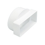 110 x 54mm Short Rectangular to Round Adaptor male