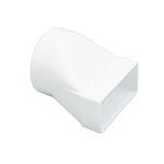 110 x 54mm Round to Rectangular Adaptor - Long