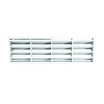 Airbrick Grille with flange - 204 x 60mm