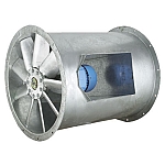 Bifurcated Long Cased Axial Fan - 630-2-3ph