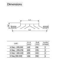 Four Way Diffuser - 4 Way 2