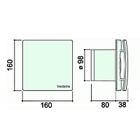 Vectaire Elegance Low Energy DMEV Fan Range 3