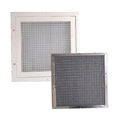 Kitchen Extract Grille with Grease Filter - 300x300 - CEF 1