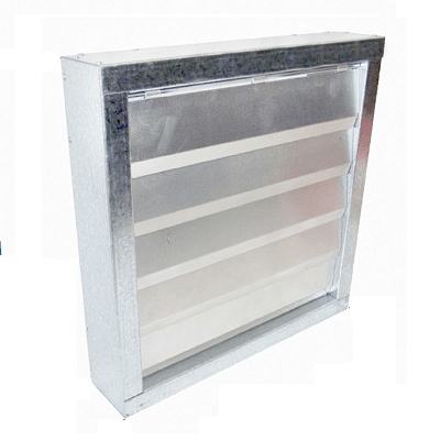 Aluminium Axial Fan Gravity Shutter - MS