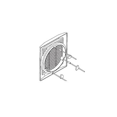 HV STYLVENT Wall Kit Threaded Rods