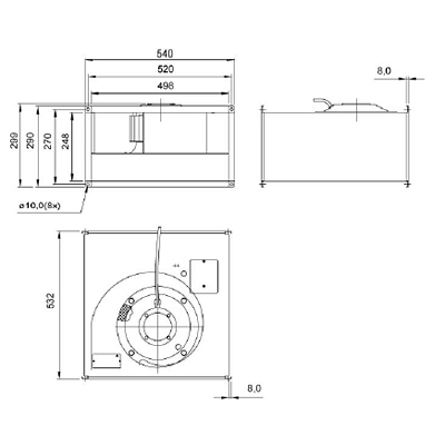 KTEX 50-25-4 Fan (ATEX) 2