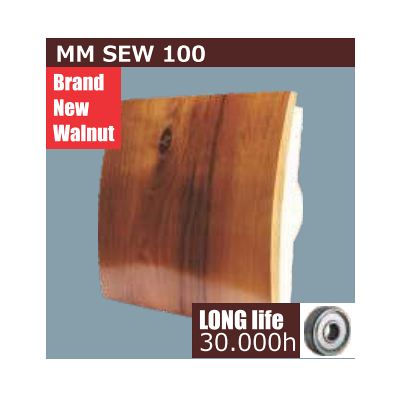 Wooden Sauna Fan Series - MM SEW 100 - Walnut 1