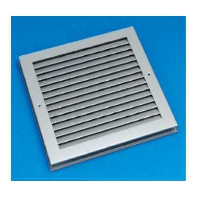 Non Vision 150mm x 150mm (Air Transfer) Grille - With Flange - MILL FINISH