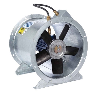 Revolution SLCX ATEX Long Cased Axial Flow Fan SLCX450/4-3B Three Phase 1