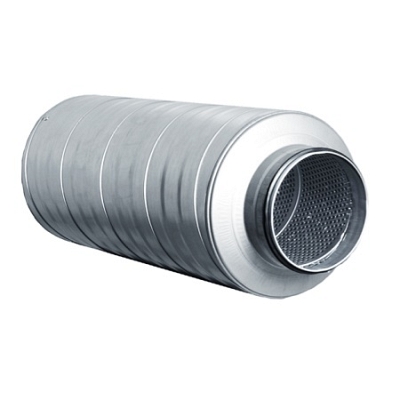 Circular Inline Silencers - 0.3M long - SLU-300 1