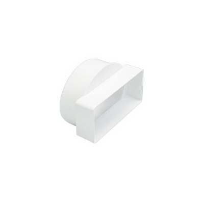 110 x 54mm Short Rectangular to Round Adaptor male 1